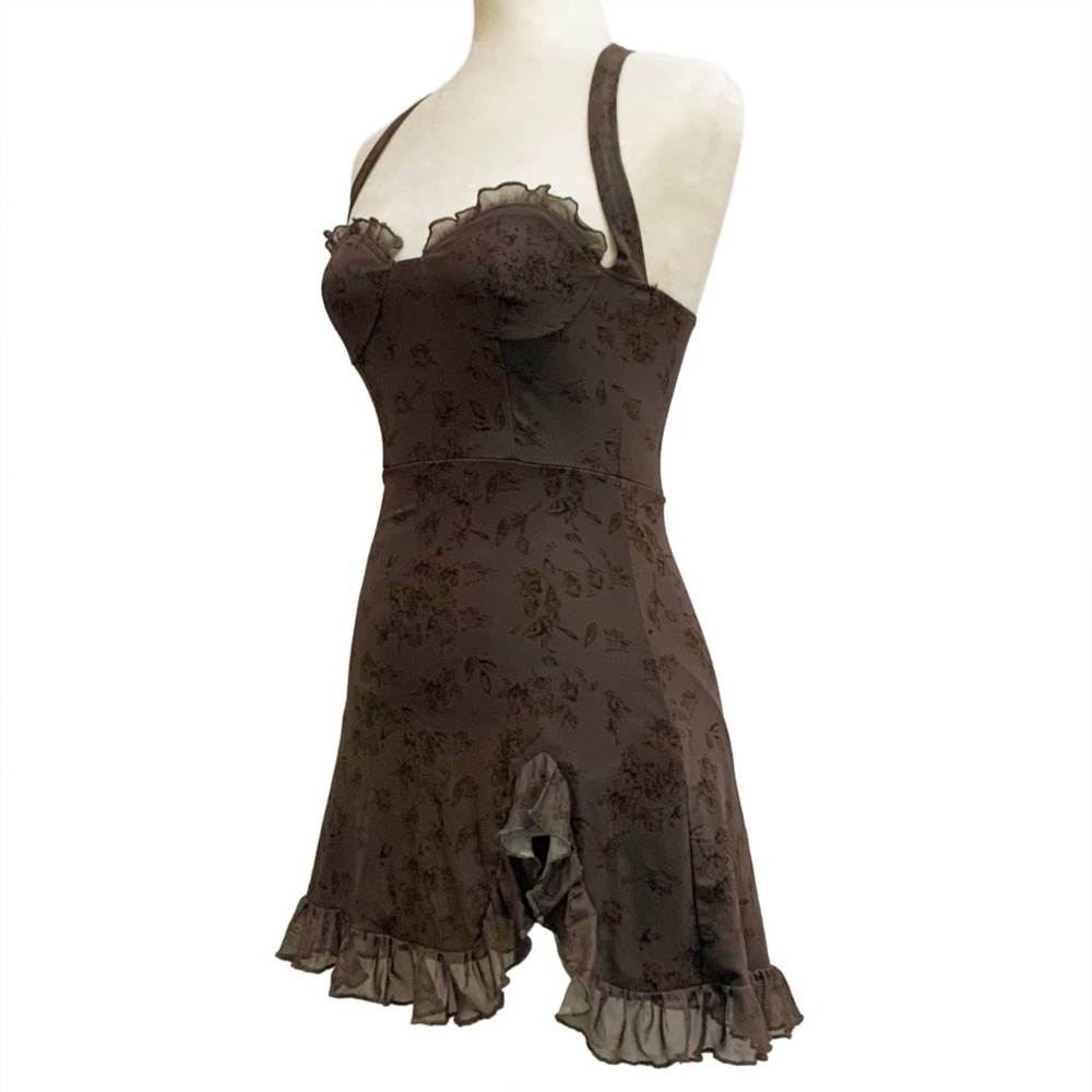 New Pink Mauve Brown Flirty Mini - Picture 8 of 16